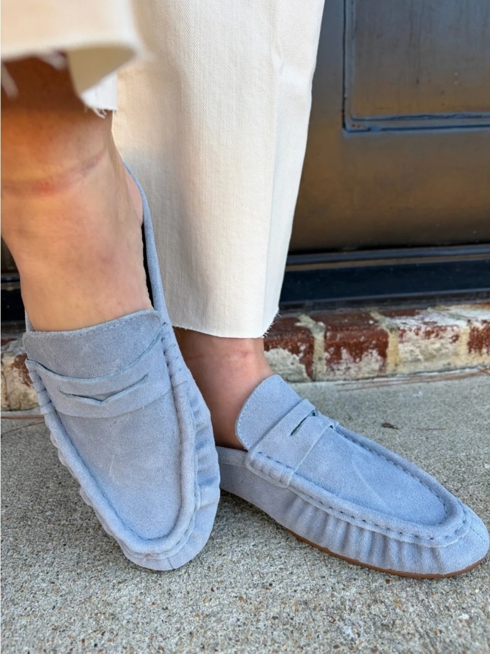 Steve Madden Rafe Dusty Blue Loafer